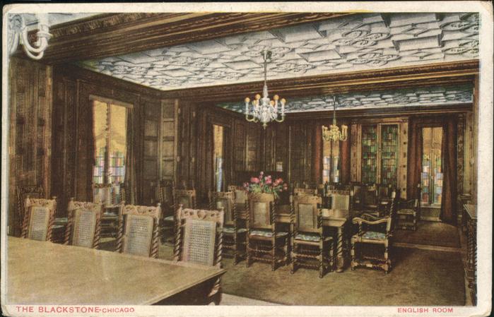 Chicago Illinois The Blackstone Library English Room