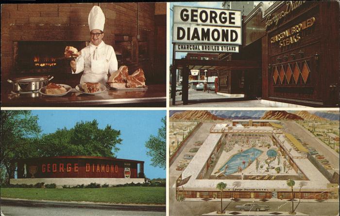 Chicago Illinois George Diamond Hotel Steak House