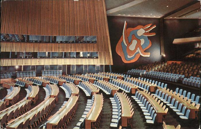 New York City United Nations Headquarters General Assembly Hall