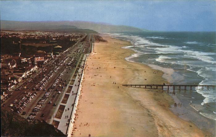 San Francisco California Ocean Beach Cliff House Golden Gate Park