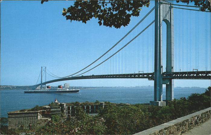 New York City Verrazano Narrows Bridge Steamer