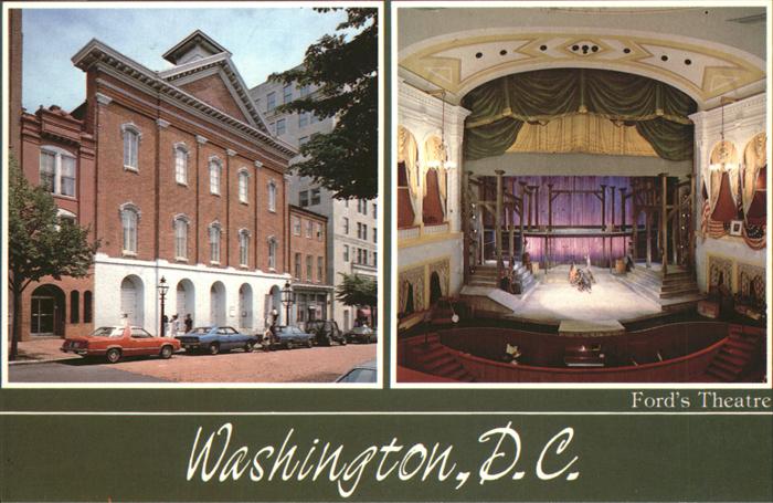 Washington DC Ford s Theatre Presidential Box Lincoln