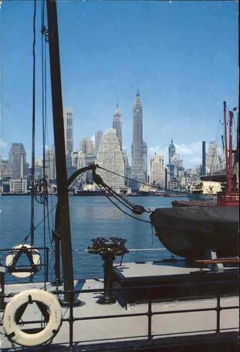 New York City Port Manhatten Skyscraper