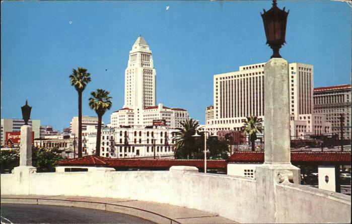Los Angeles California Civic Center Health Department Building City Hall Post Of