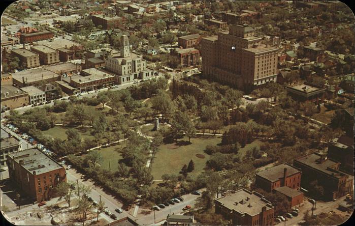 Regina Saskatchewan Victoria Park aerial view