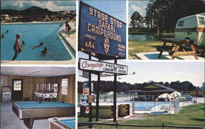Winter Garden State Stop Safari Campground Swimming Pool Billard