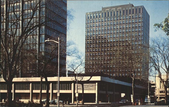 New Haven Connecticut Chapel Square Park Plaza Hotel Adley Building