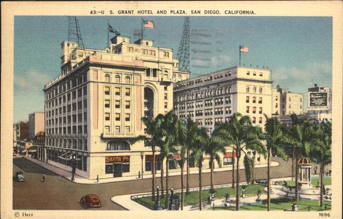 San Diego California Grant Hotel and Plaza