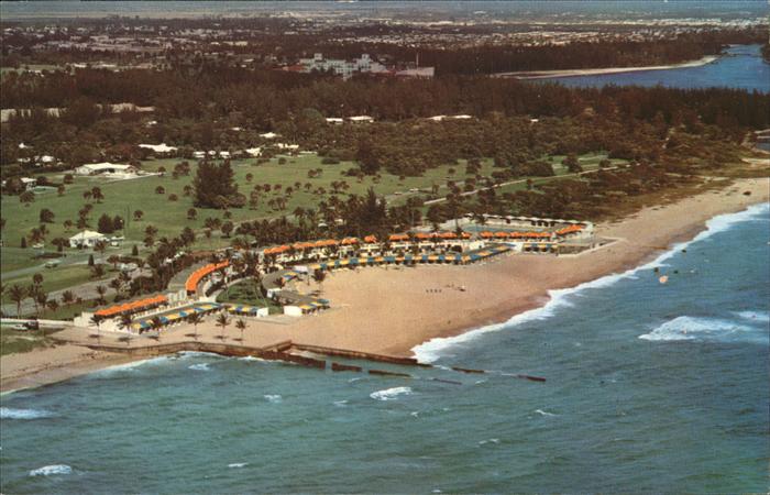 Boca Raton Hotel and Club Cabana Club Beach aerial view