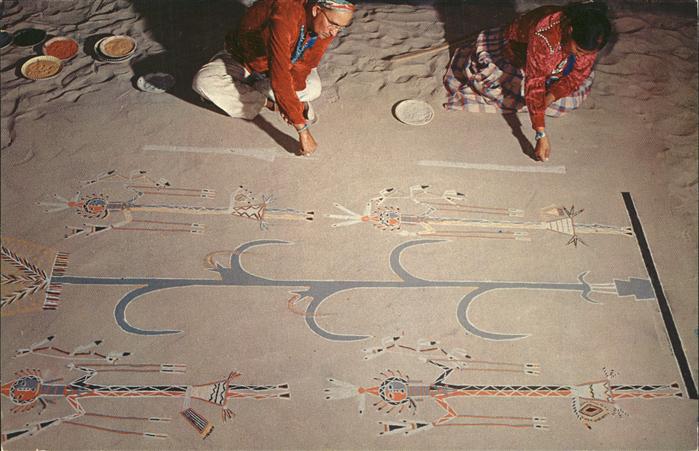 Phoenix Arizona Navajos Sand Painting