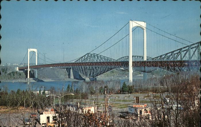 Quebec Le Pont Pierre Laporte Pont Suspendu