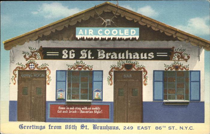 New York City 86th Street Brauhaus