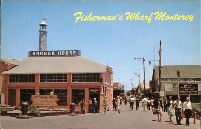 Monterey California Quaint Fisherman's Wharf Harbor House