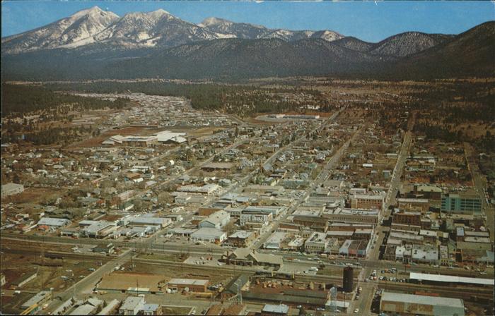 Flagstaff Arizona Panorama aerial view