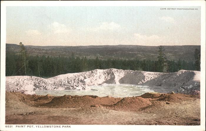 Yellowstone National Park Paint Pot