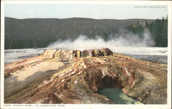 Yellowstone National Park Punch Bowl