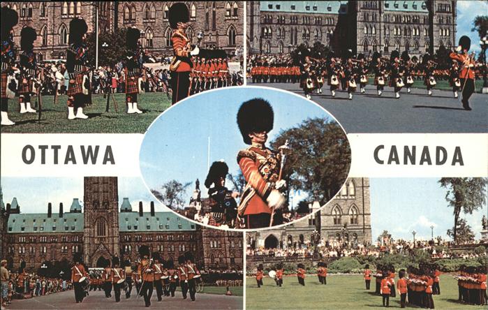 Ottawa Ontario The colourful Ceremony of the Changing of the Guards