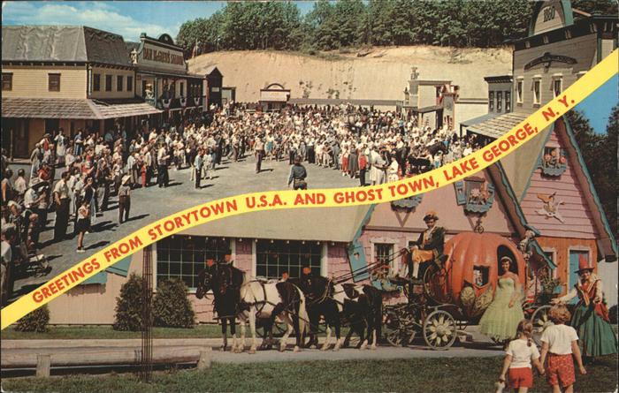 Lake George New York Storytown Ghost Town and Jungle Land Fun and Fantasy Horse
