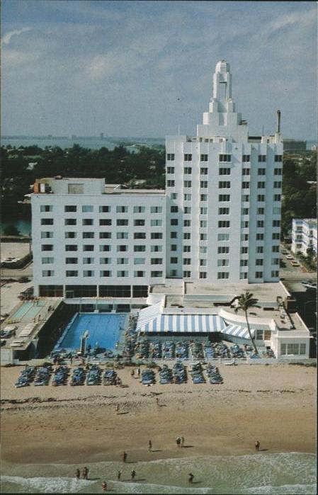 Miami Beach Versailles Hotel aerial view