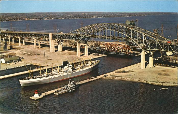 Hamilton Ontario Burlington Skyway Bridge Steamer