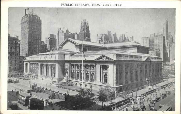 New York City Public Library Fifth Avenue