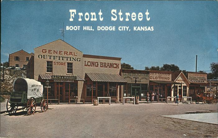 Dodge City Front Street Boot Hill Reproduction of old Western City