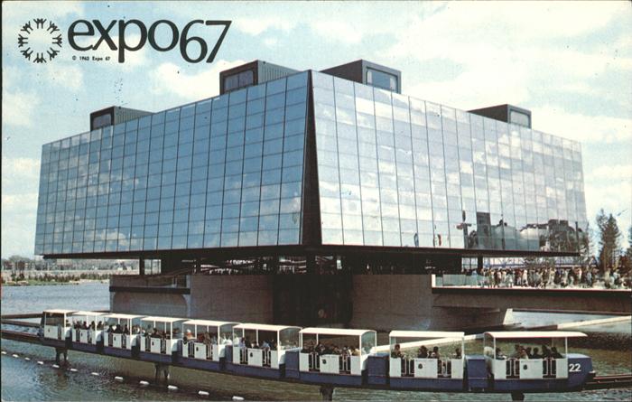 Montreal Quebec Expo 67 Pavillon du Quebec Lagune de l'Ile Notre Dame