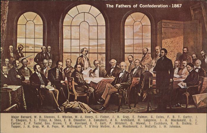 Quebec The Fathers of Confederation 1867