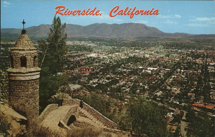 Riverside California View from the summit of Mount Rubidoux