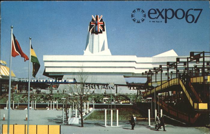 Montreal Quebec Expo 67 Pavillon de la Grande Bretagne Ile Notre Dame