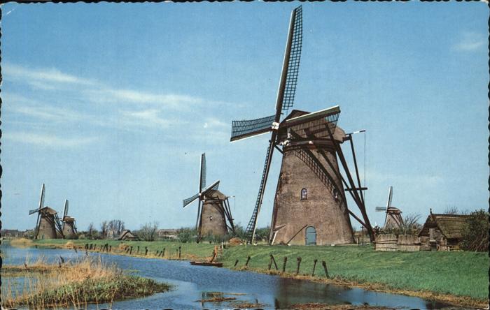 Niederlande Hollands-Windmuehlen