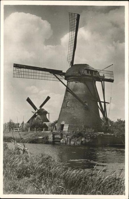 Niederlande Windmuehlen