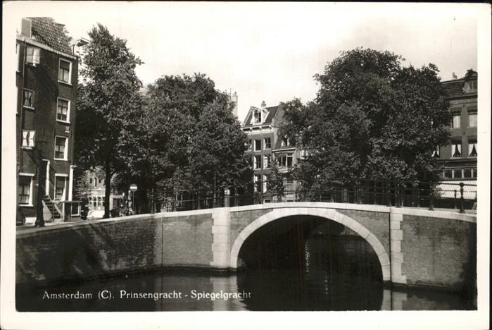 Amsterdam Niederlande Prinsengracht - Spiegelgracht