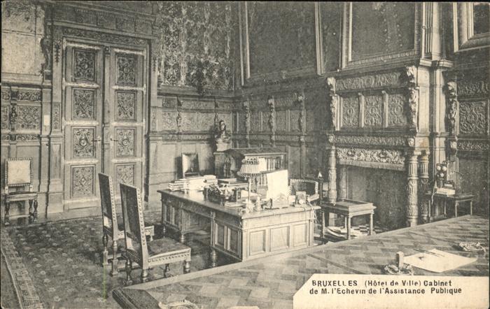 Bruessel Bruxelles Hotel de Ville (Cabinet)