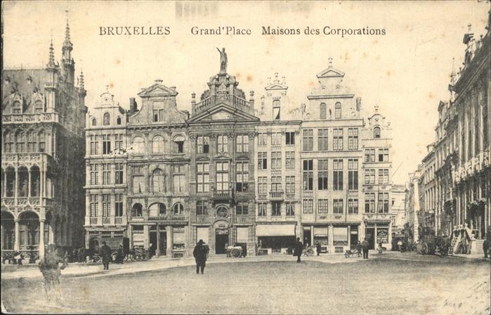 Bruessel Bruxelles Grand Place Maisons des Corporations