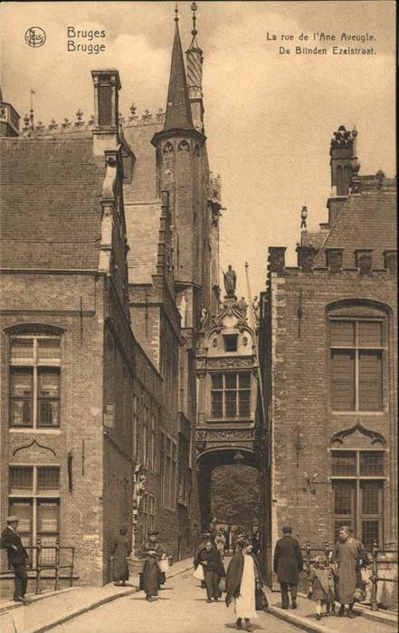 Bruges BRUGGE Belgie La rue de la L Ane Aveugle