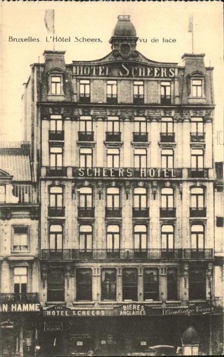 Bruessel Bruxelles L Hotel Scheers vu de face