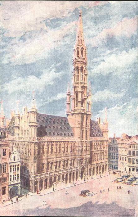 Bruessel Bruxelles Stadhuis
