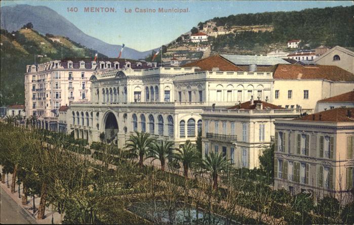 Menton Alpes Maritimes La Casino Municipal