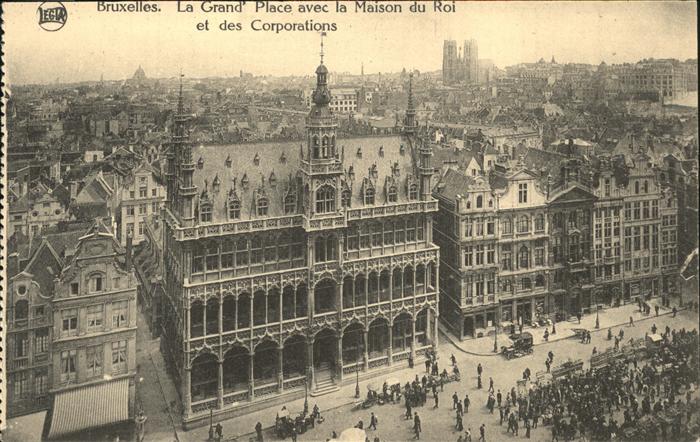 Bruessel Bruxelles La Grand Place avec la Maison du Roi