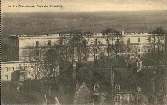 Belgien Zitadelle vom Dach der Kathedrale