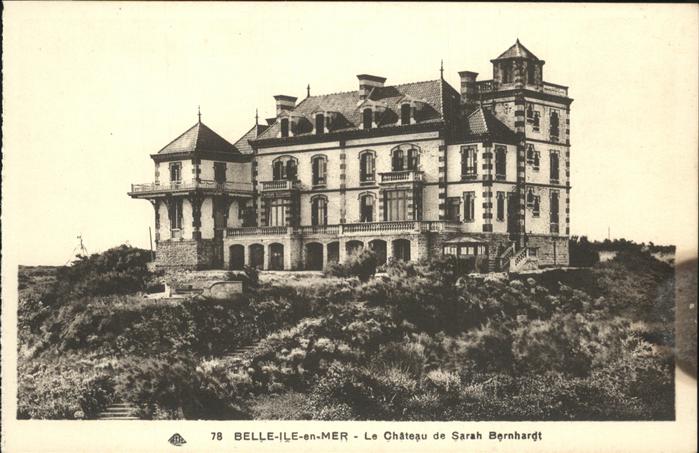 Belle-Ile-en-Mer Le Chateau de Sarah Bernhardt