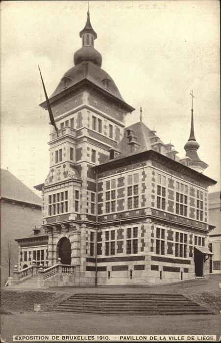 Bruessel Bruxelles Pavillon de la Ville de Liege