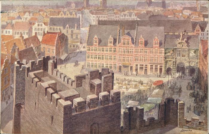 Gent Gand Flandre De Veerleplaats