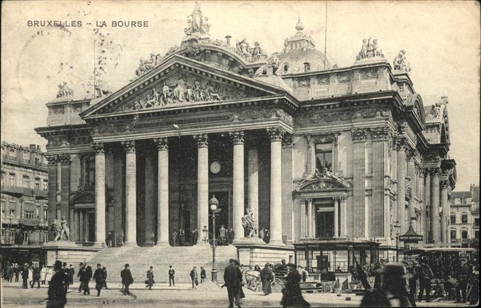 Bruessel Bruxelles La Bourse
