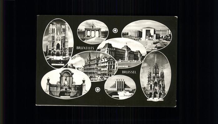 Bruessel Bruxelles Maison du Roi u.Palais du Centenaire