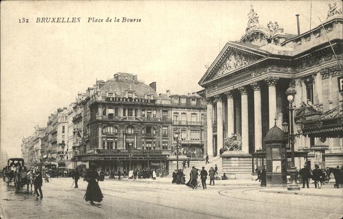 Bruessel Bruxelles Place de la Bourse