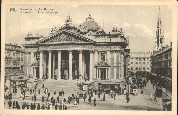 Bruessel Bruxelles La Bourse