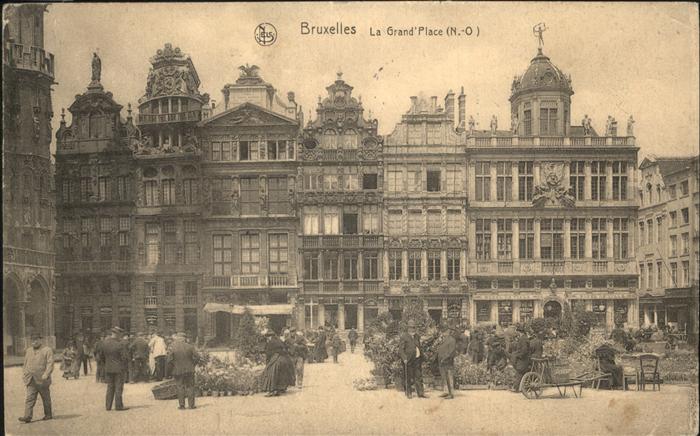 Bruessel Bruxelles La Grand Place (N.O.)