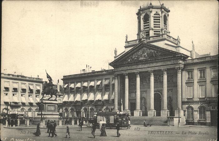 Bruessel Bruxelles La Place Royale